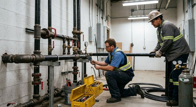 Commercial Gas Piping in Denver County, CO