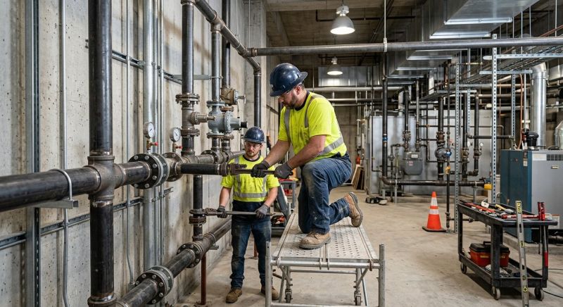 Commercial Gas Piping in Fredericksburg, VA
