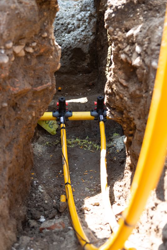 Underground Propane Line Installation